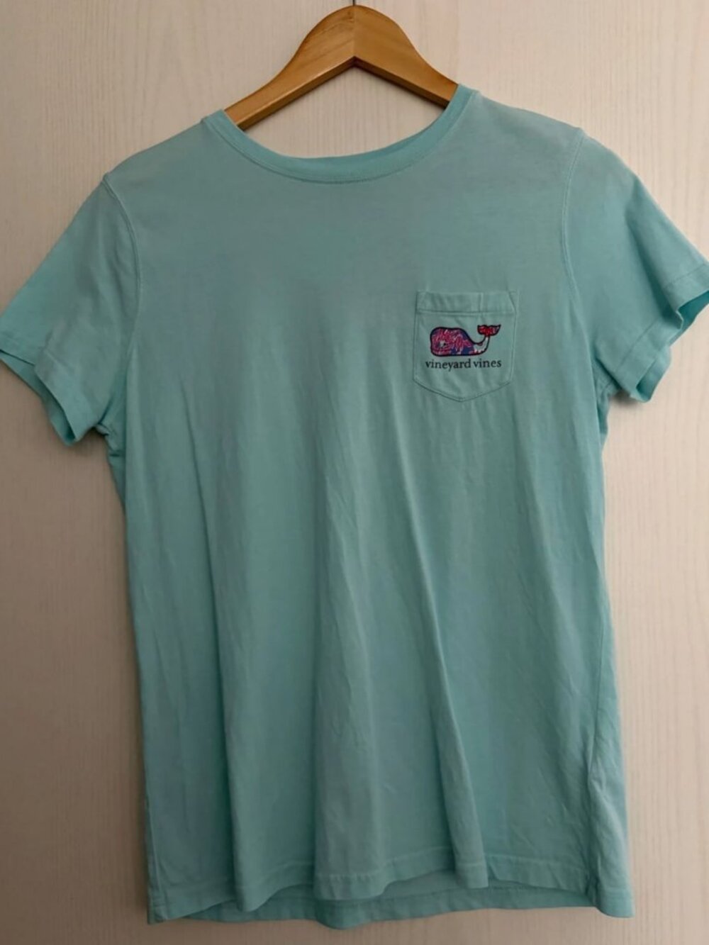 Women’s Turquoise T-Shirt, Short Sleeve, Size S
